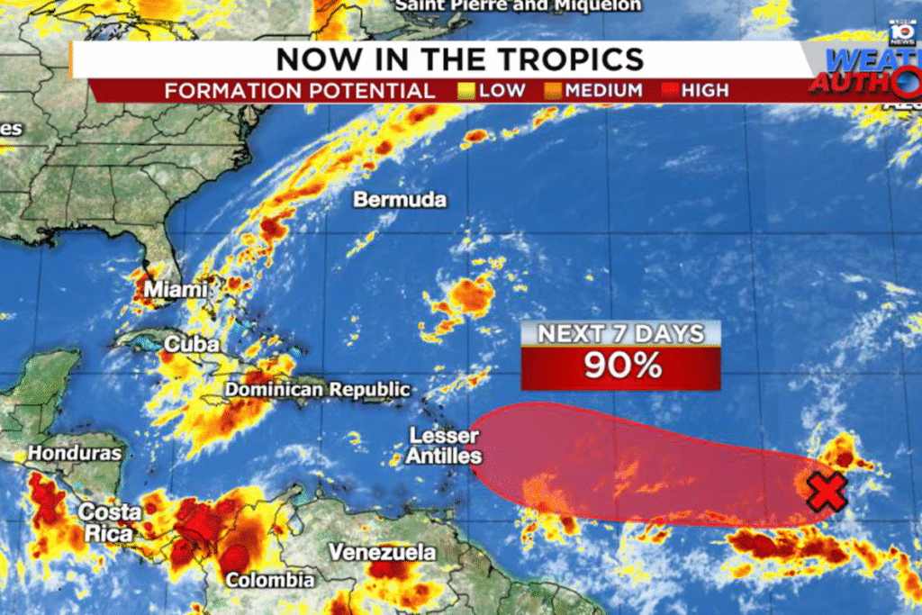 Alto potencial ciclónico Invest 91L mantiene a Puerto Rico en alerta